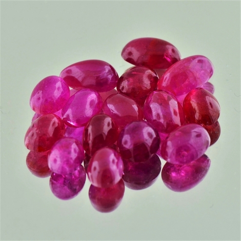 Ruby Lot Cabochons 20.39 ct