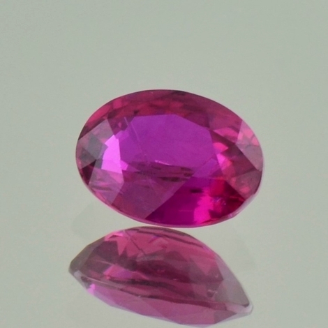 Ruby oval pinkish red unheated 2.07 ct