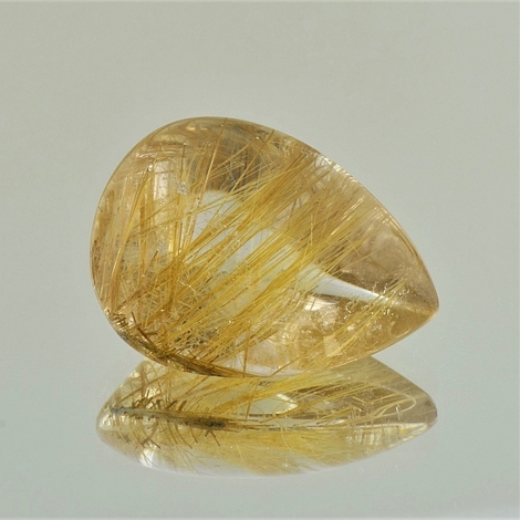 Rutilated Quartz pear 26.43 ct