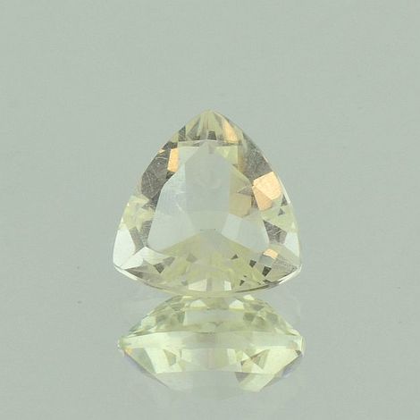 Sanidine Feldspar trillion very light yellow 3.43 ct