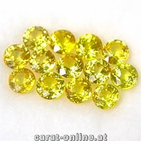 Sapphire Lot round yellow 2.0 ct Sapphire Lot round yellow 2.0 ct