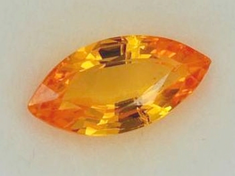 Saphir, Navette facettiert (0,50 ct.) aus Tansania (Songea) Saphir, Navette facettiert (0,50 ct.) aus Tansania (Songea)