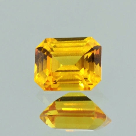 Saphir octagon orangegelb 2,04 ct Saphir octagon orangegelb 2,04 ct