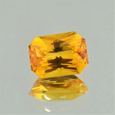 Saphir, Achteck-Princess facettiert (4,00 ct.) aus Sri Lanka (Ratnapura)