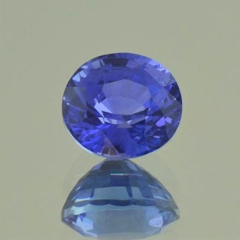 Saphir, Oval facettiert (4,05 ct.) aus Sri Lanka