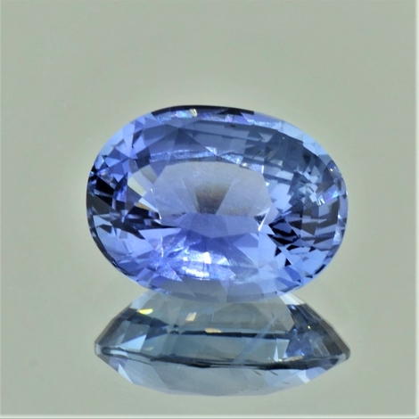 Saphir, Oval facettiert (8,57 ct.) aus Sri Lanka