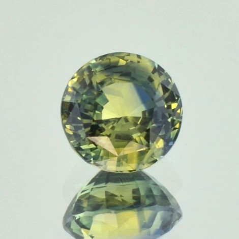 Saphir, Rund facettiert (3,07 ct.) aus Sri Lanka