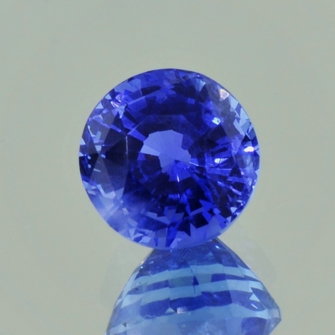 Saphir rund blau unbehandelt 4,03 ct Saphir rund blau unbehandelt 4,03 ct