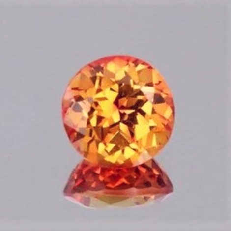 Saphir, Rund facettiert (0,21 - 0,25 ct.) aus Tansania (Songea)