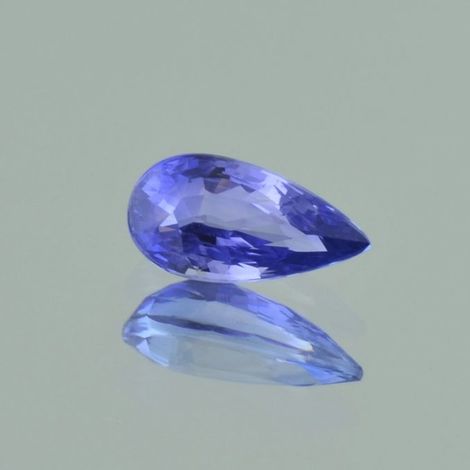 Sapphire pear blue 2.08 ct