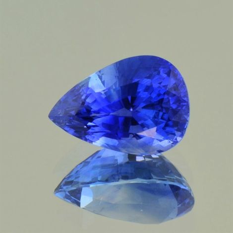 Sapphire pear blue 6.82 ct.