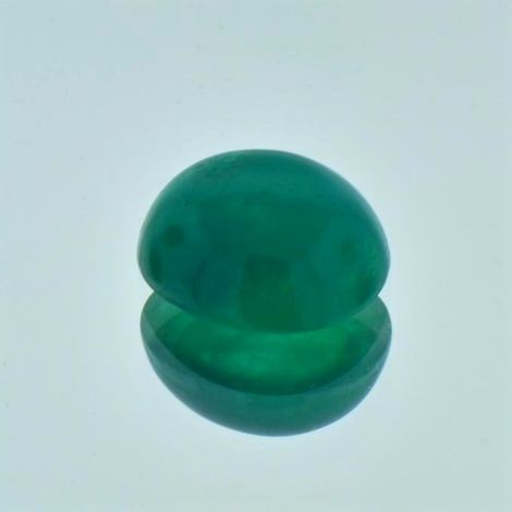 Smaragd, Oval Cabochon (5,80 ct.) aus Kolumbien