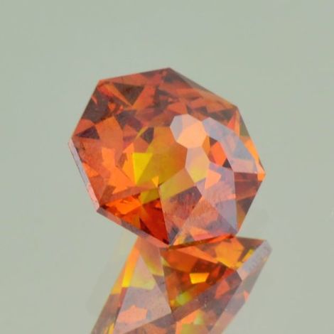 Sphalerit, Design-Achteck facettiert (8,43 ct.) aus Spanien (Cantabria, Aliva Mine)