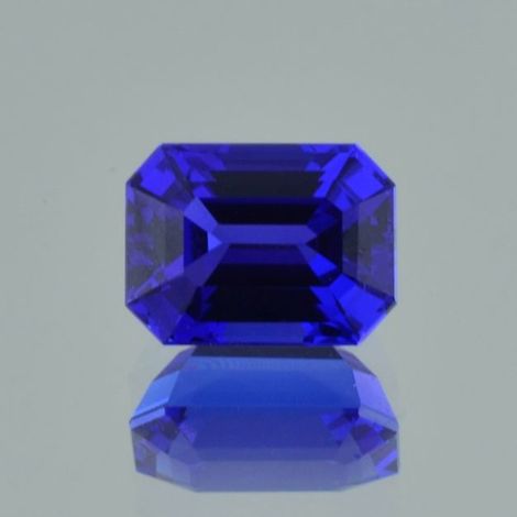Tansanit, Achteck facettiert (5,88 ct.) aus Tansania (Merelani Hills) Tansanit, Achteck facettiert (5,88 ct.) aus Tansania (Merelani Hills)