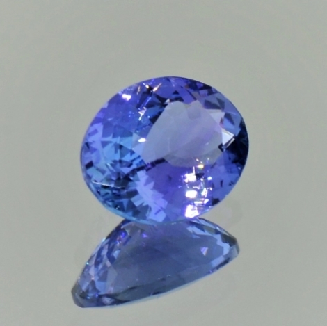 Tansanit oval blau ungebrannt 2,59 ct Tansanit oval blau ungebrannt 2,59 ct