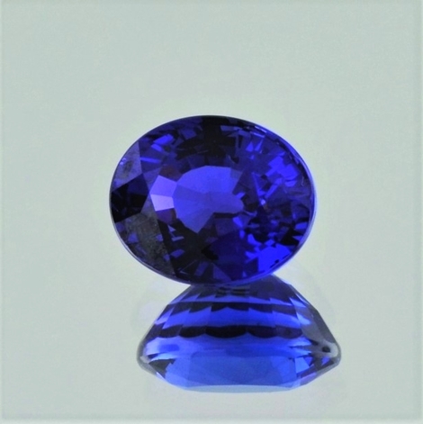 Tansanit oval intensivblau 5,39 ct Tansanit oval intensivblau 5,39 ct