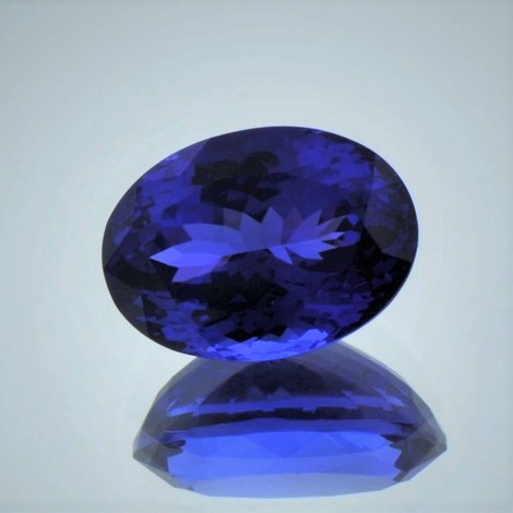 Tansanit oval intensives Blau 11,10 ct.