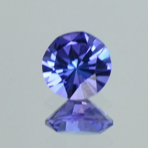 Tanzanite round blue 1.51 ct.