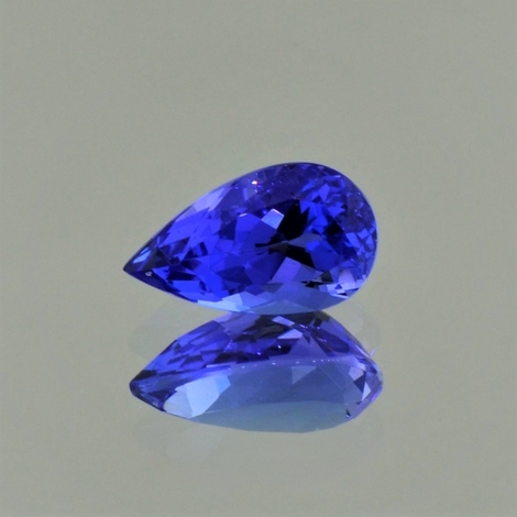 Tansanit Tropfen blau 2,52 ct Tansanit Tropfen blau 2,52 ct