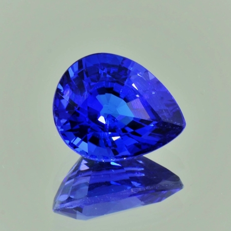 Tansanit Tropfen intensives Blau 7,29 ct Tansanit Tropfen intensives Blau 7,29 ct