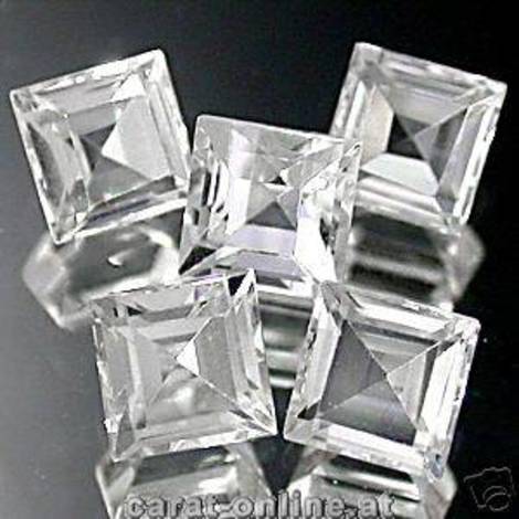 Topas Lot Carré farblos 4,0 ct Topas Lot Carré farblos 4,0 ct