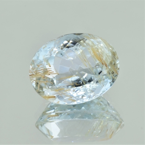 Topaz oval very light blue Rutilnadeleinschlüsse 26.17 ct Topaz oval very light blue Rutilnadeleinschlüsse 26.17 ct