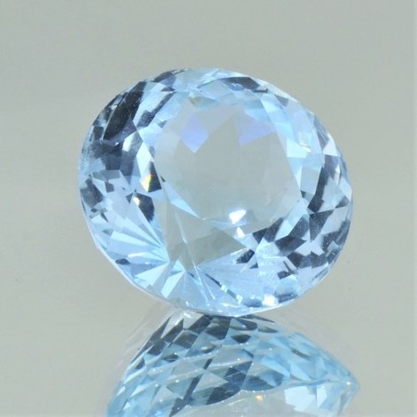 Topas rund hellblau 25,58 ct