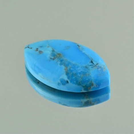 Türkis, Navette Cabochon (20,15 ct.) aus Indien Türkis, Navette Cabochon (20,15 ct.) aus Indien
