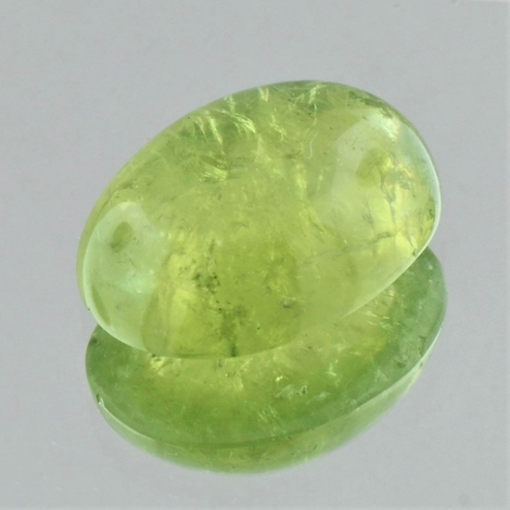 Turmalin Cabochon oval gelbgrün 18,53 ct Turmalin Cabochon oval gelbgrün 18,53 ct
