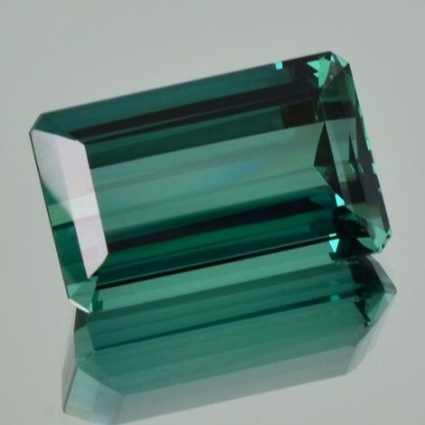 Turmalin octagon blaugrün 44,34 ct