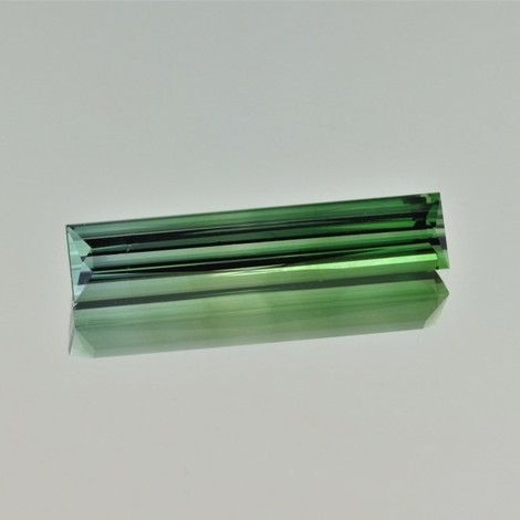 Tourmaline rectangle bicolor 14.02 ct