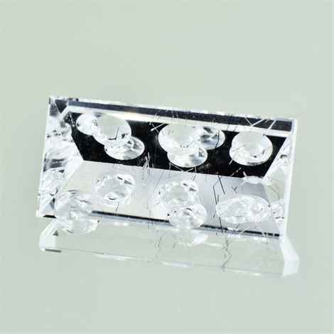 Turmalin-Quarz, Design-Rechteck facettiert (36,15 ct.) aus Brasilien