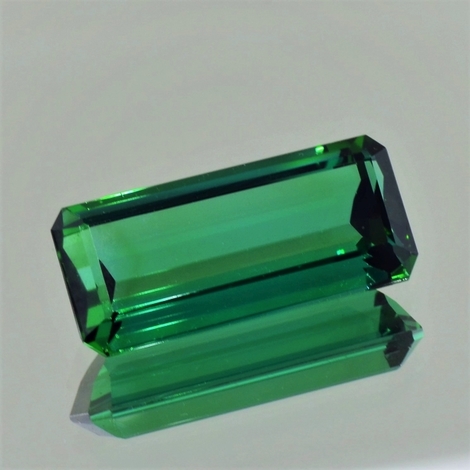 Verdelith Turmalin octagon grün 13,29 ct