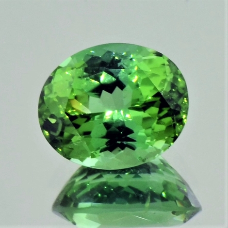 Verdelith Turmalin oval grün 7,19 ct Verdelith Turmalin oval grün 7,19 ct