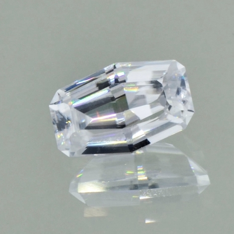 Zirkon Designschliff farblos 5,43 ct