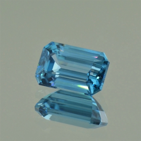 Zirkon, Achteck facettiert (4,94 ct.) aus Kambodscha (Ratanakiri)