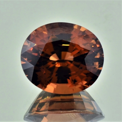 Zirkon, Oval facettiert (16,82 ct.) aus Sri Lanka