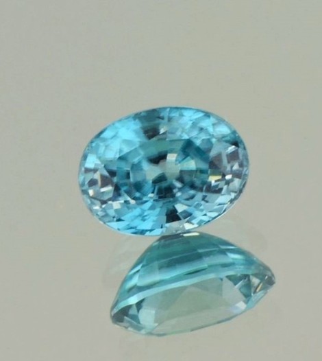 Zirkon, Oval facettiert (3,85 ct.) aus Kambodscha (Ratanakiri)