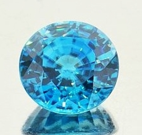 Zirkon, Rund facettiert (6,91 ct.) aus Kambodscha (Ratanakiri) Zirkon, Rund facettiert (6,91 ct.) aus Kambodscha (Ratanakiri)