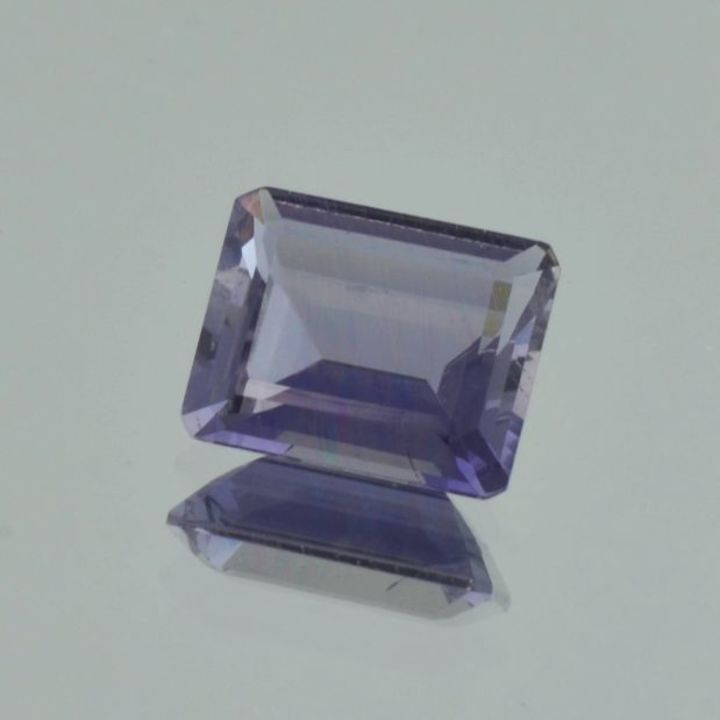 Iolith octagon blau unbehandelt 4,57 ct