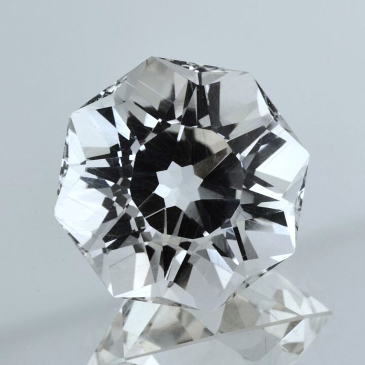 Topas Design-Octagon farblos 54,96 ct.