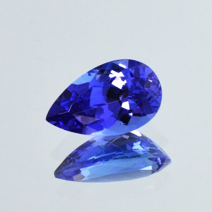 Tansanit Tropfen intensives Blau 3,32 ct.
