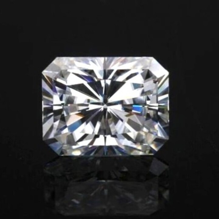 Diamond radiant white H loupe clean 1.01 ct