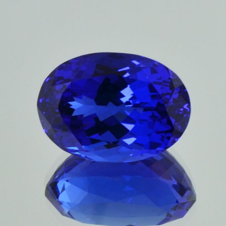 Tansanit oval intensives Blau 19,10 ct.