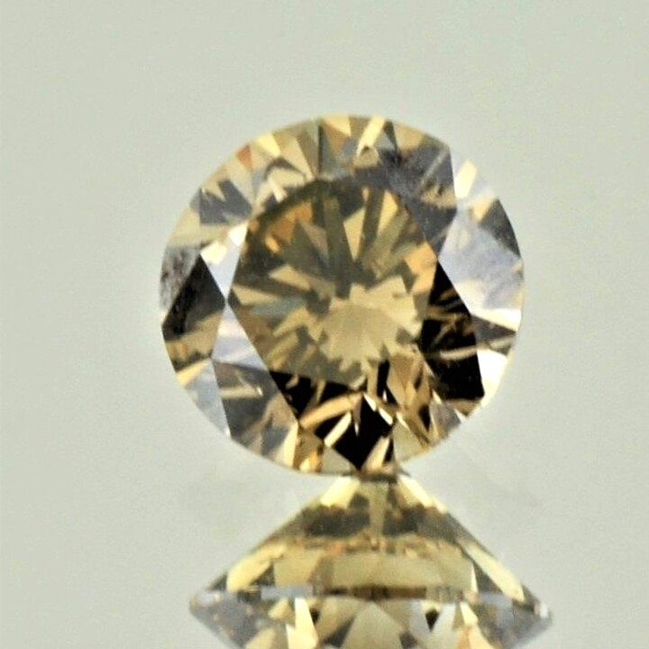 fancy diamond round brilliant brownish 1.16 ct.
