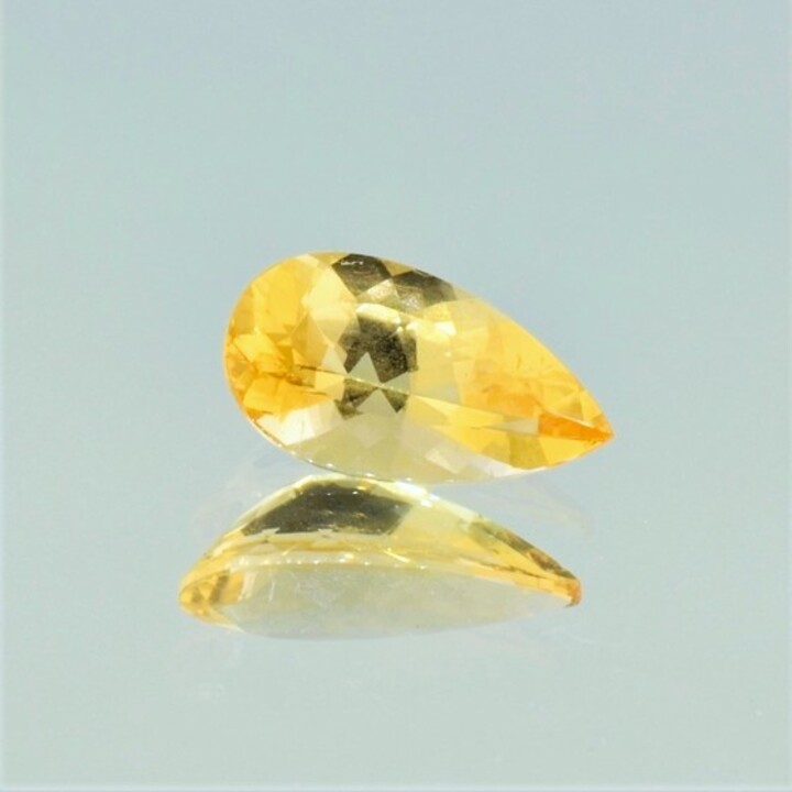 Imperial Topas Tropfen orangegelb unbehandelt 1,62 ct