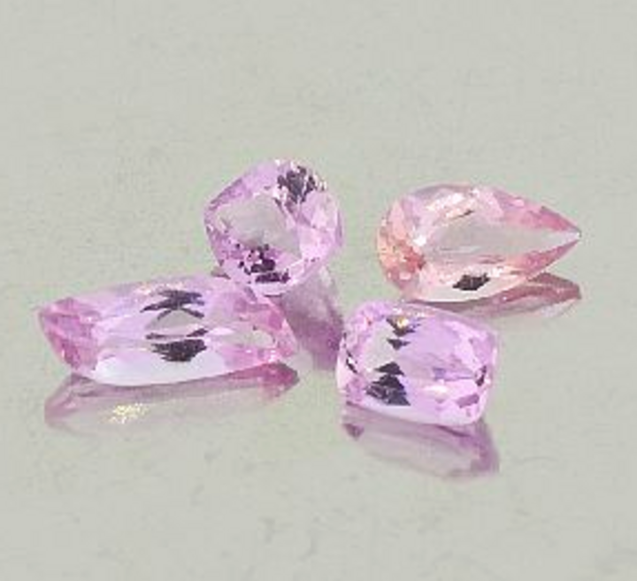 Topas Lot Freiform rosa