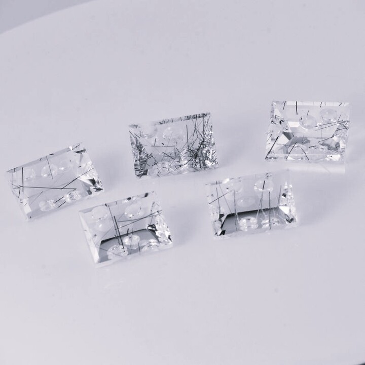 Quarz Lot Design-Rechtecke farblos 41,46 ct.