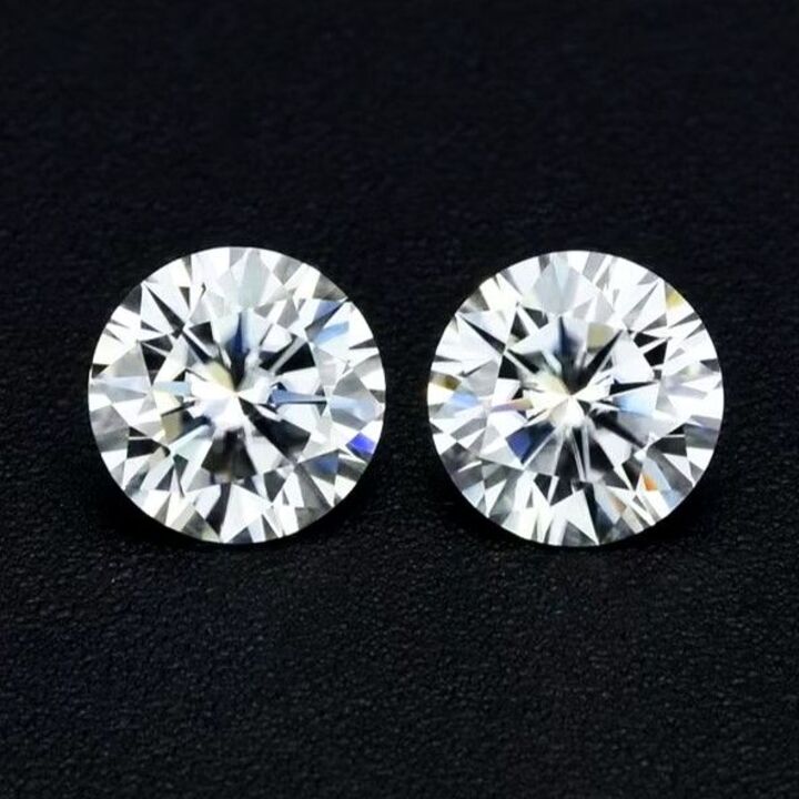Diamanten Duo hochfeines Weiss D lupenrein 0,40 ct.