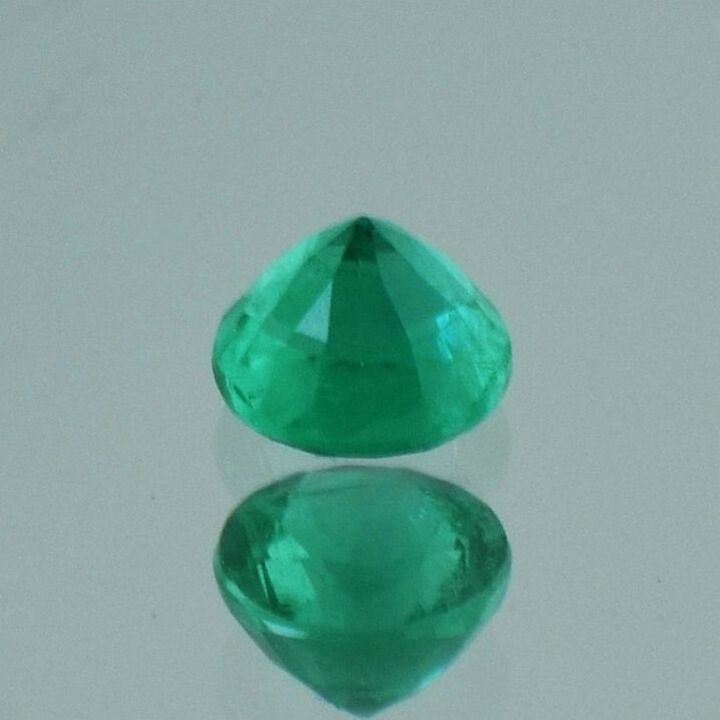 Smaragd Beryll rund grün 1,03 ct.